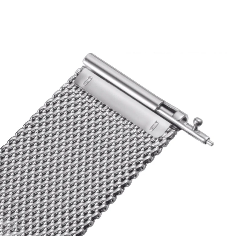 Ultra Slim Stainless Steel Mesh Strap Milanese Watch Band 12mm 14mm 16mm 18mm 20mm 22mm Quick Release Replace Bracelet Watchband