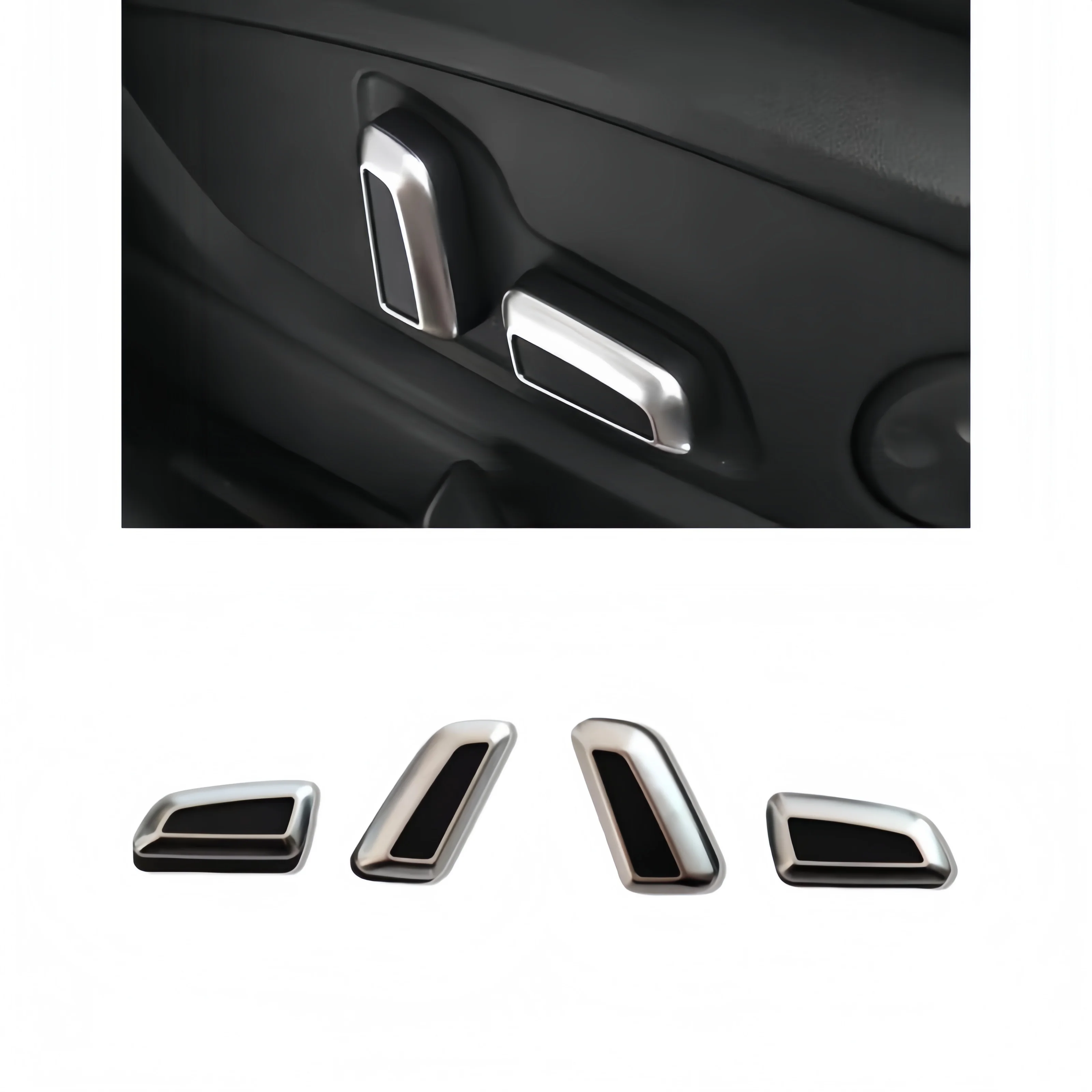 OEM For VW Passat B8 B7 CC Tiguan Golf 7 GTI TAYRON Upgraded Chrome Seat Adjustment Button