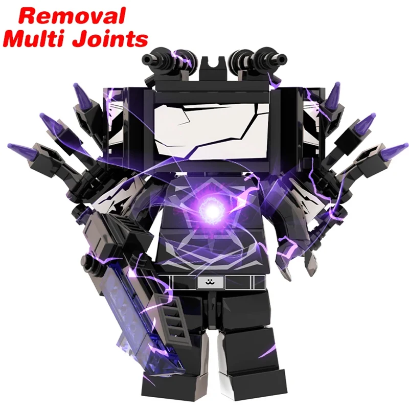Nouveau Skibidi toilette TVman Multi joint Mini figurines blocs de construction TVman Speakerman caméraman modèle jouets pour enfant cadeau