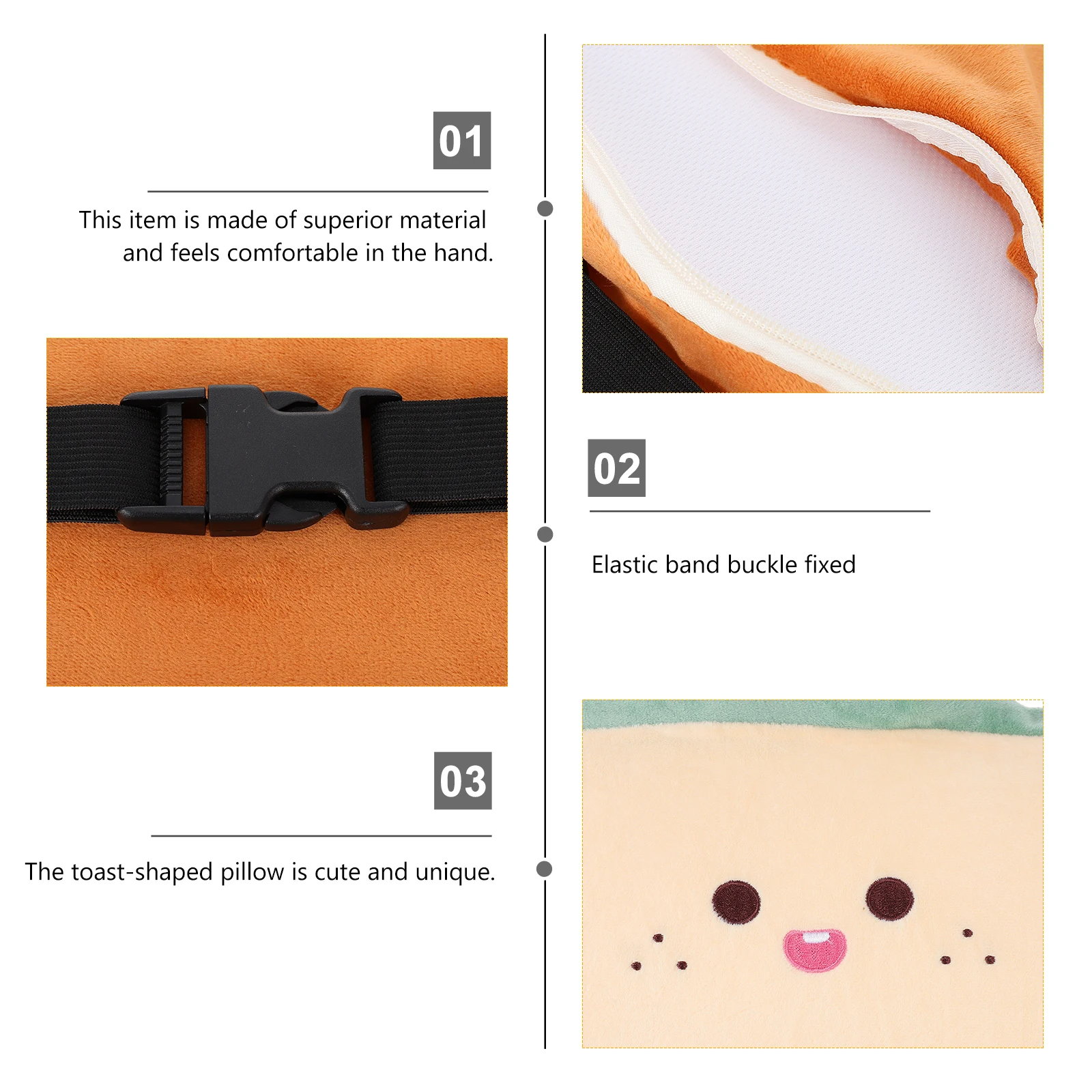 

Memory Foam Back Cushion Soft Sofa Pillow Decorative Home Supply Creative Shape Lumbar Support Pillows For Students Typing