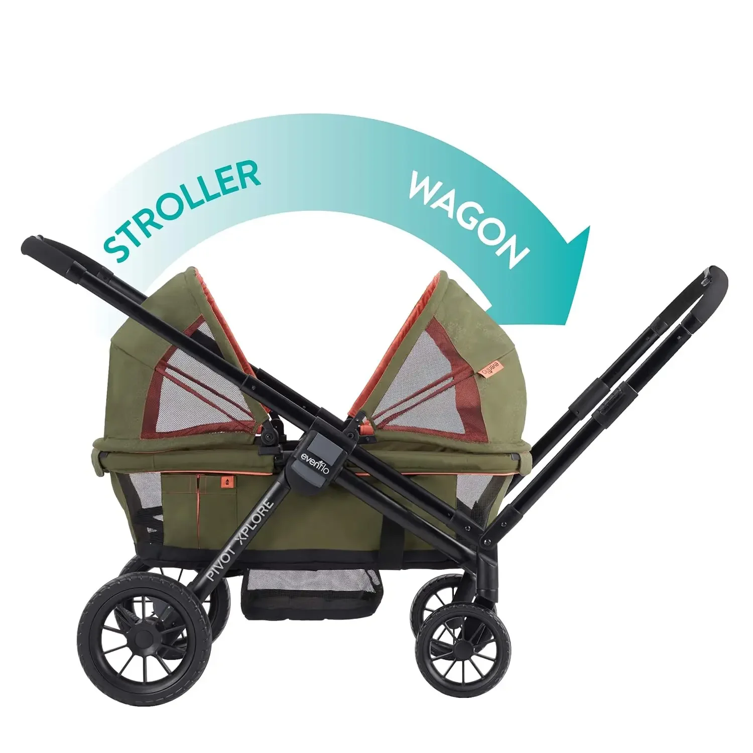 Evenflo pivot xplore gelände gängiger Kinderwagen wagen (Ranger grün)