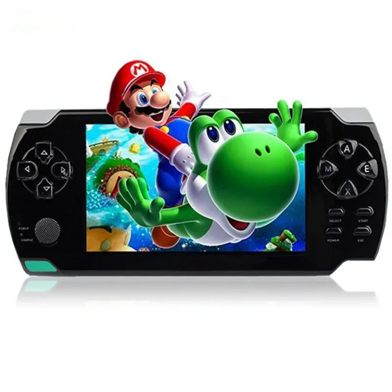 Child HD Game Machine 4.3 Inch Color Screen Handheld Games Consoles Puzzle Gift Toy 8G Memory Speaker Camera E-book MP3 4 Player