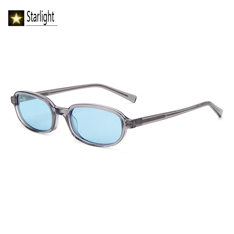 2026 Fashion Oval Acetate Man Sunglasses Polarized Beach Thin Eyewear Women Vintage Travel  Glasses Men Shade UV400 Protection