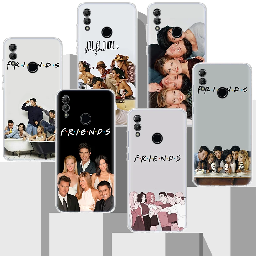 Friends Tv Show Funny Family Soft Silicone Phone Case For Huawei Honor 10 Lite 9 8A 8X 8S 9X Pro Y5 Y6 Y7 Y9S P Smart Z 2019 102