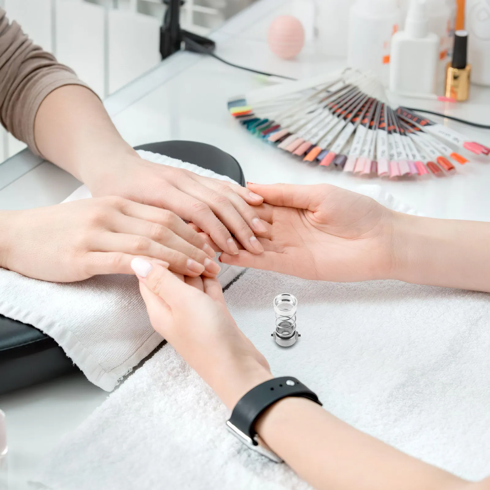 قطعتان من قطع غيار مثقاب الأظافر، ملحقات حديدية، طقم صيانة للمثقاب الكهربائي اليدوي، أدوات العناية بالأظافر والقدمين