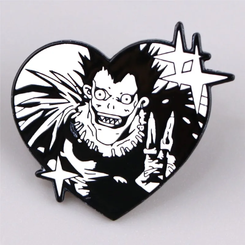 Cute Gothic Dark Demon Monster Cartoon Enamel Pins Anime Figure Lapel Brooch Backpack Hat Clothes Daily Outfit Decor Badges view 5