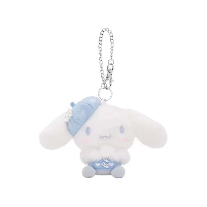 12cm Uroczy Kreskówkowy Beret Sanrio Seria Kuromi My Melody Cinnamoroll Hello Kitty Pochacco Pluszowa Lalka Brelok Zawieszka do Torby Zabawka Prezent