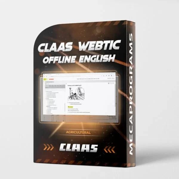 SpecDiag CLAAS WebTIC Offline Ukraina 02025 Operator Manual Repair Manual & Service Documentation DVD