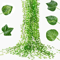 Artificial Plant Green Vine Artificial Plant Home Decoration Green Hanging Vine DIY Wedding Party Room Garden Decoration