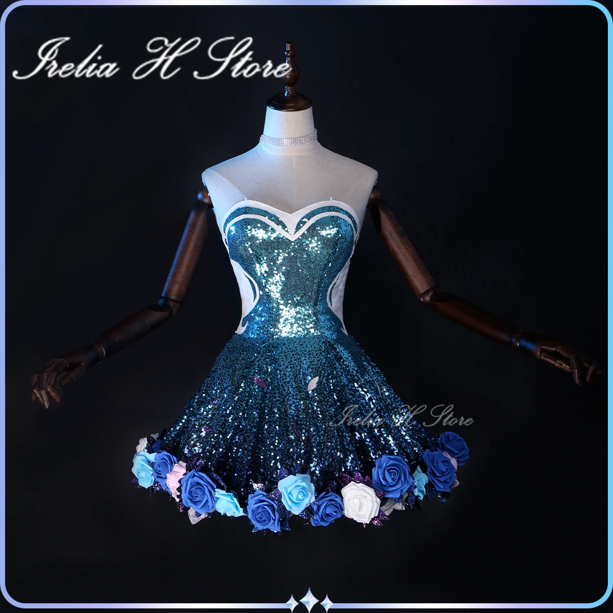 Irelia H LOL KDA K/DA オールアウトセラフィンコスプレ衣装女性のためのハロウィンゲームドレス女性高品質バージョン