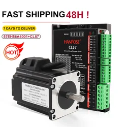 57EH56A4001+CL57 Hybrid Step-servo Driver CNC Controller Kit Nema23 Closed Loop 1.3N.m Servo motor Stepper Motor nema23
