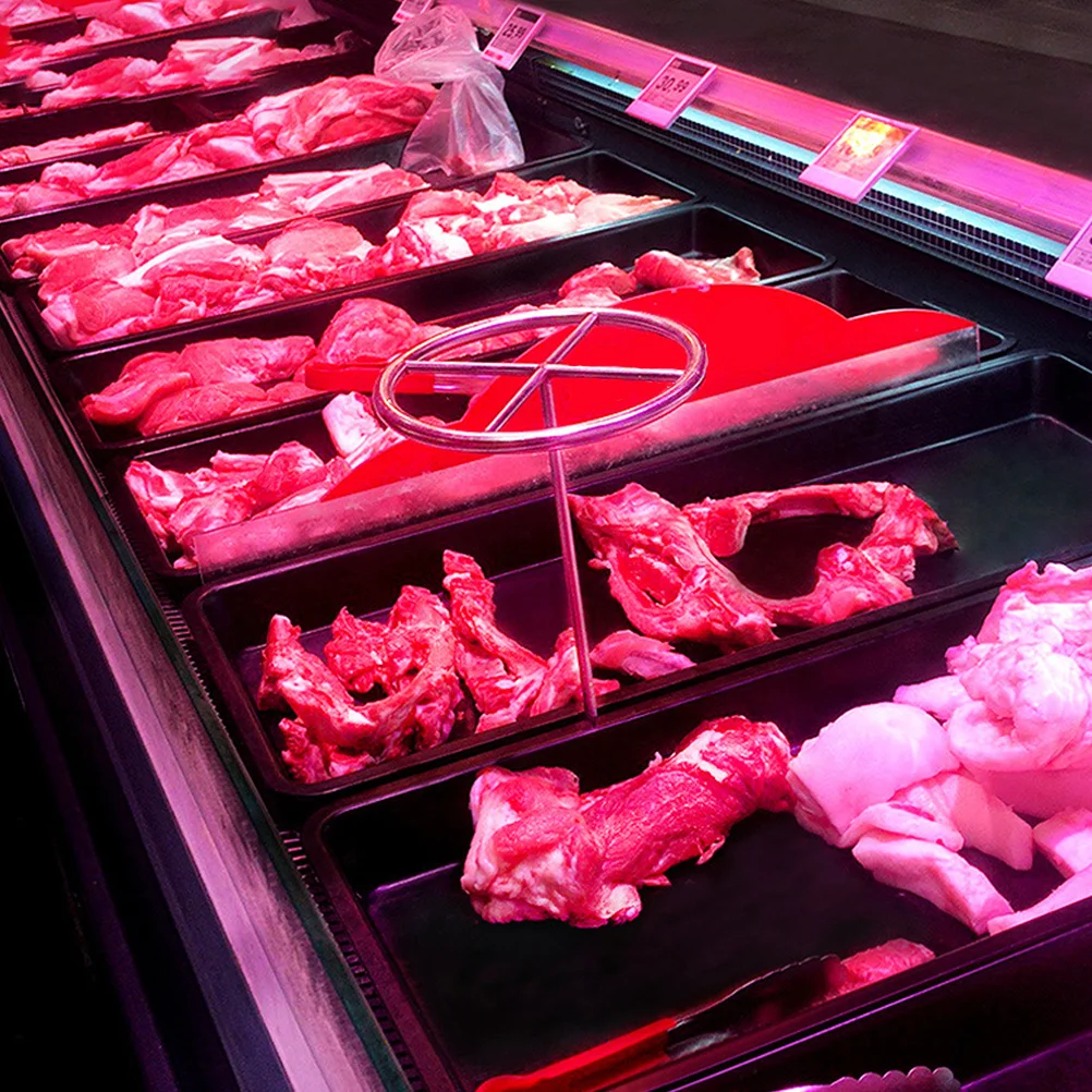 

Pork Storage Tray Thickened Anti-Slip Plastic Tray for Supermarket Beef Mutton Rolls Fresh-Keeping Container