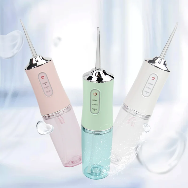 Electric Portable Dental USB Oral Irrigator Water Floss Pick Waterfloss Teeth Dental Water Flosser Teeth Cleaning