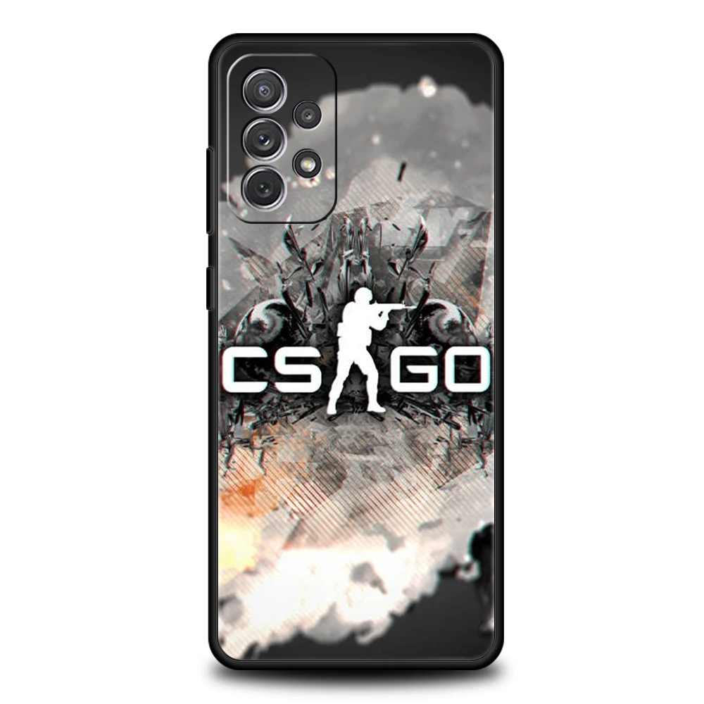 Counter Strike CS GO Hot Game Handyhülle für Samsung Galaxy A55 A35 A15 A14 A25 A54 A51 A71 A72 A73 A32 A52 A52S A41 5G Shell – Detail 5