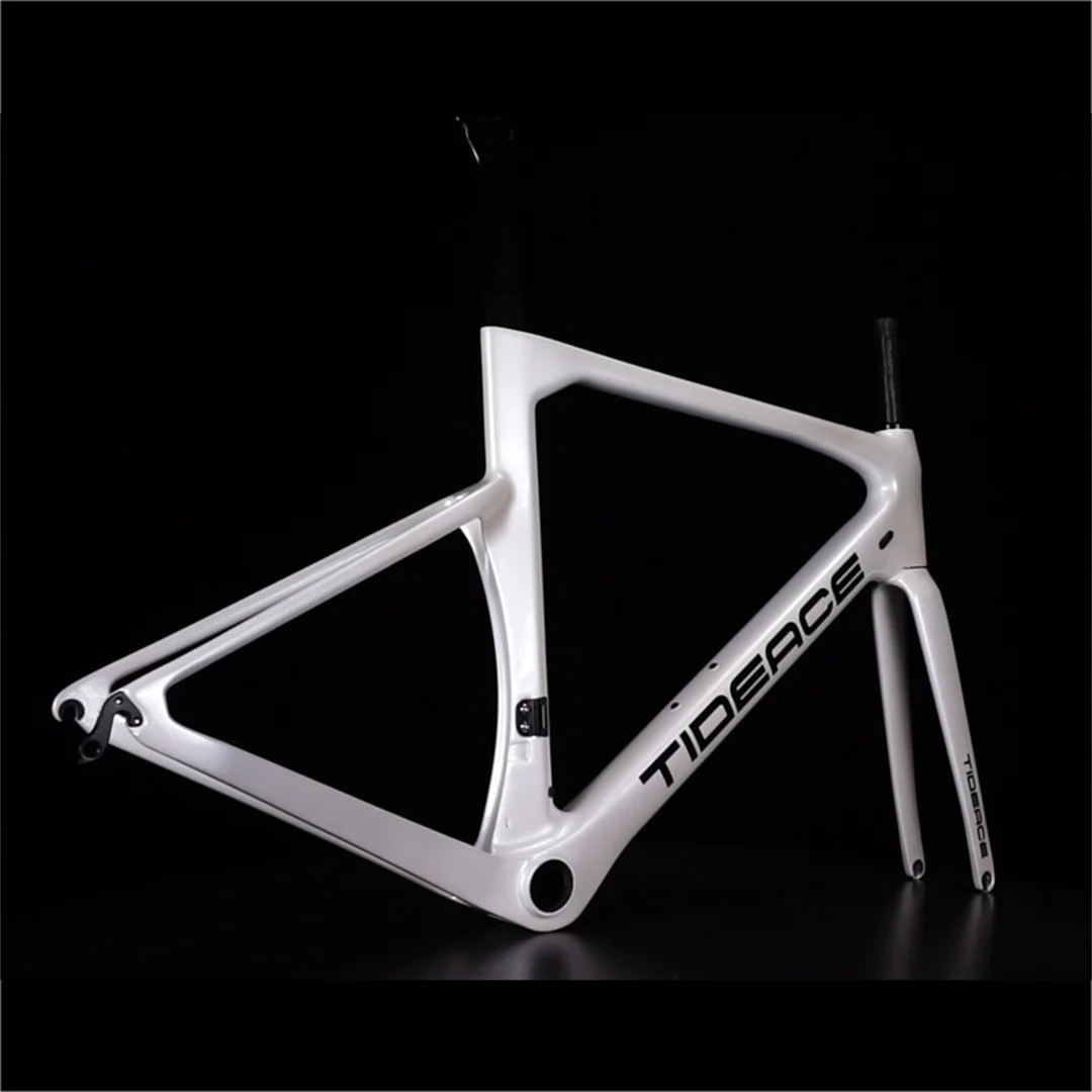 Carbon Road Frame Cycling Aero V Brake Max 28C Tire T800 Carbon Road Frameset