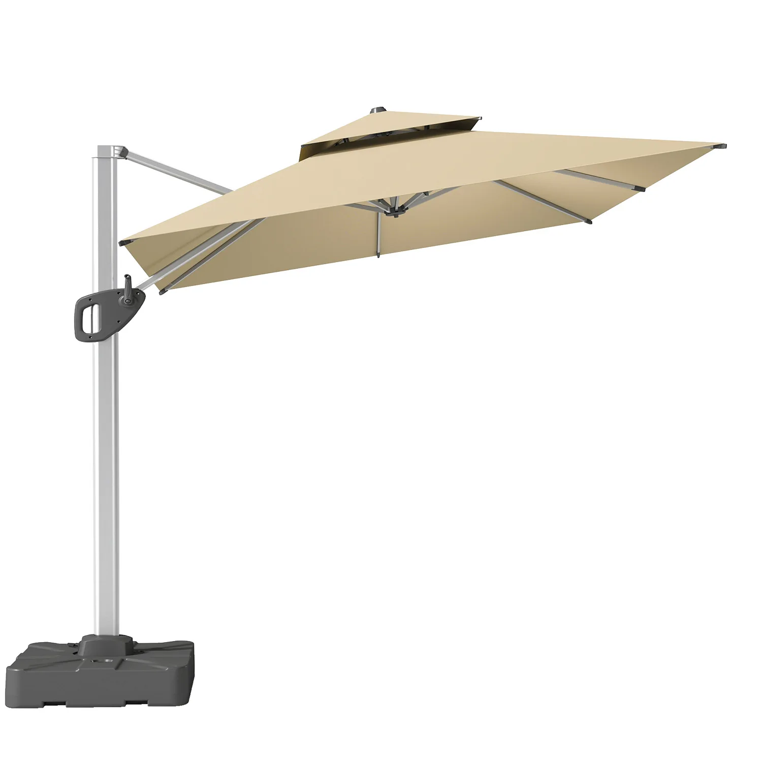 Outdoor Parasol Court Umbrella Outdoor Balcony Garden Villa Outdoor Store Large Sun Umbrella Shelf Commercial Roman Umbrella