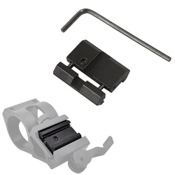 Tactical Scope Adapter 11mm Dovetail to 20mm Weaver Picatinny Rail Mount Base Snap in Rail Scope Mount Adapter