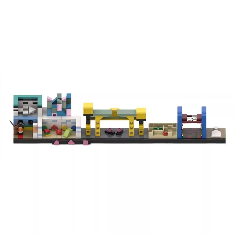Ideas Movie City Skyline Architecture South Park Lost Better Call Saul Hot Game Street Structure View Sets Building Blocks Toys