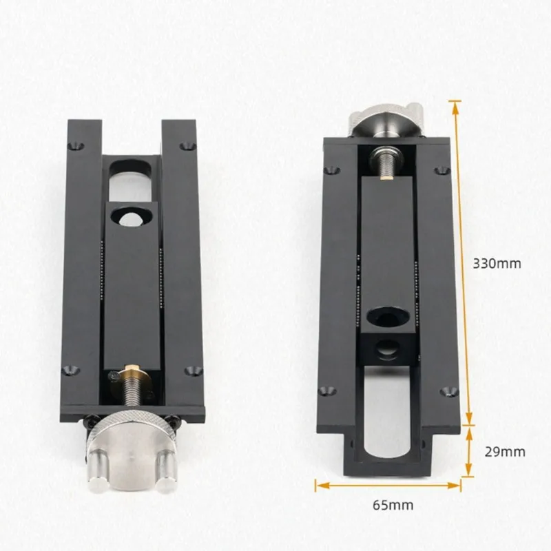 Y17A Carpenter Tool Inertia Vice Fixture Clamping Table Vise,Adjustable Bench Tail Vise,Stroke Range 0-110Mm,Hole Diameter Ф20mm