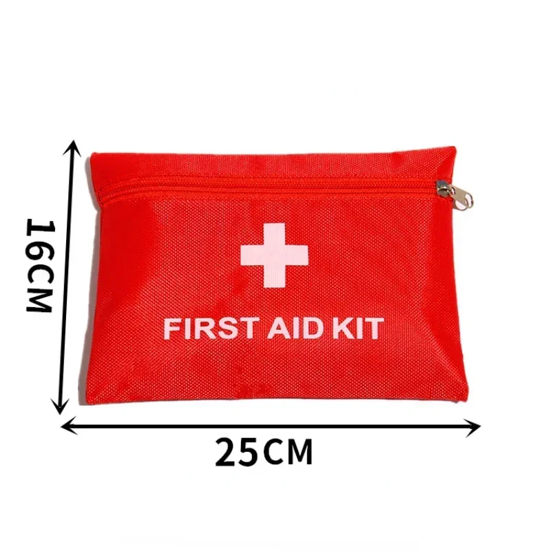 Sacs de trousse de premiers soins pour infirmière, sac à outils médicaux rouge, sac de rangement en tissu Oxford imperméable, fournitures de