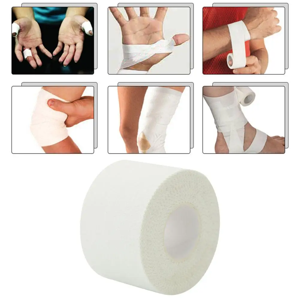 White Patch Tooth Edge Sports Tape Skin Film Wrist Guard Ankle Color Protective Gear Cotton Fixed Tape Muscle Restraint Elastic