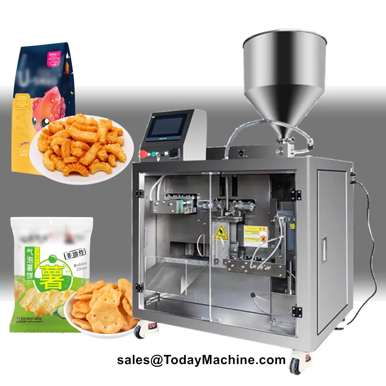 Automatic Horizontal Candy Nut Biscuit Premade Pouch Filling Sealing And Packing Machine