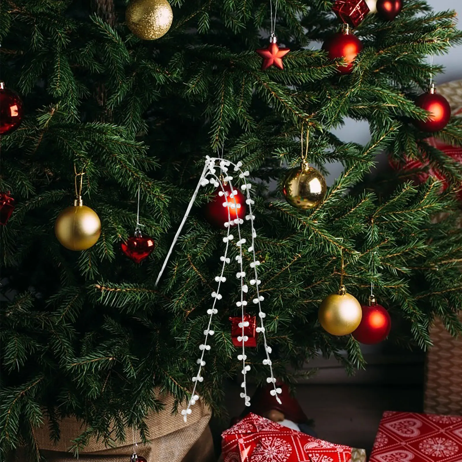 

Artificial Willow Branch Faux Willow Beaded Stem Christmas Tabletop Decorative Winter Wedding Decor Winter Wedding Decor