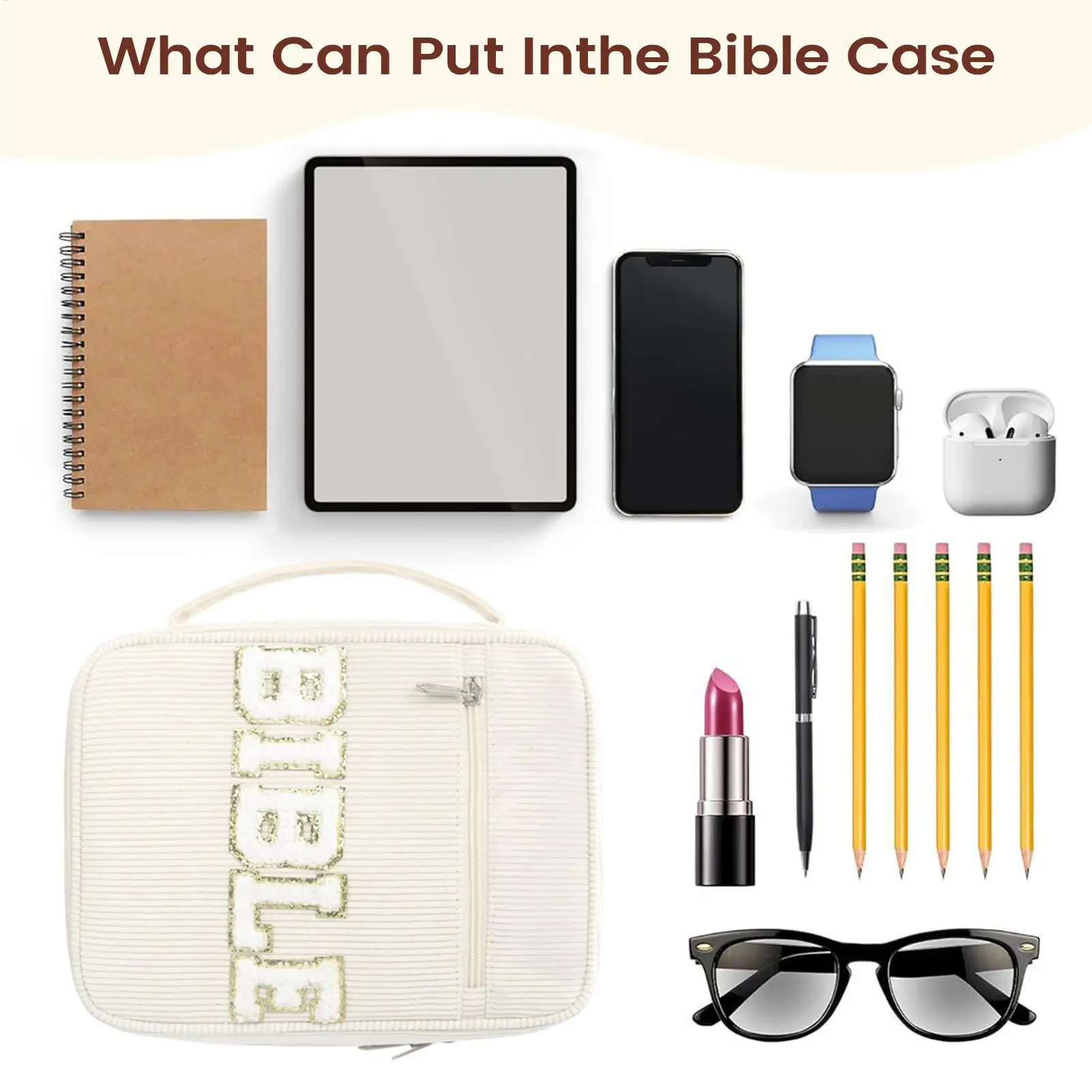 

Библейский кошелек, сумка для переноски книги Библии, журнал, путешествия, деловой пакет для работы, женщины, мужчины, школа, колледж, исследование, путешествия