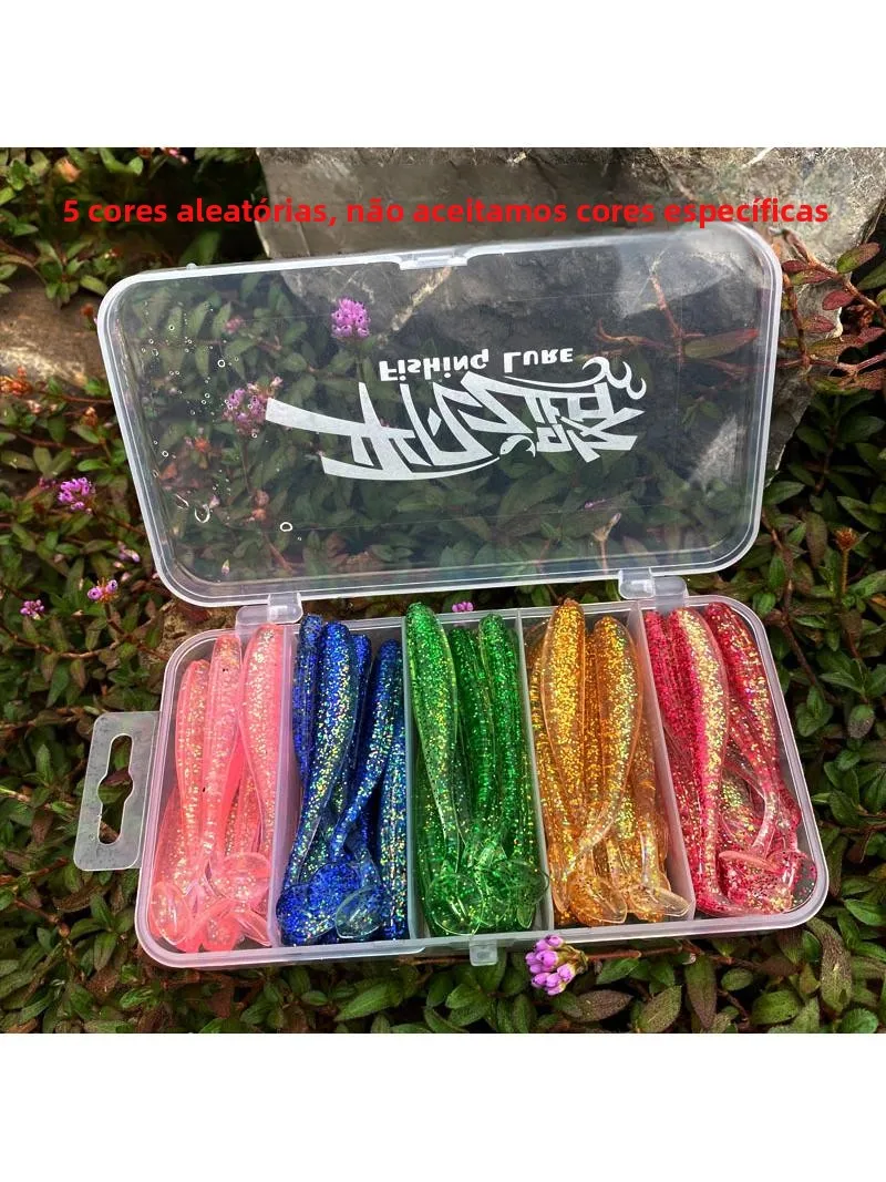 isca-artificial-macia-blitz-flash-t-tail-worm-para-robalo-e-perca-texas-rig-tail-wiggler-grub-com-anzol-de-chumbo-incluido