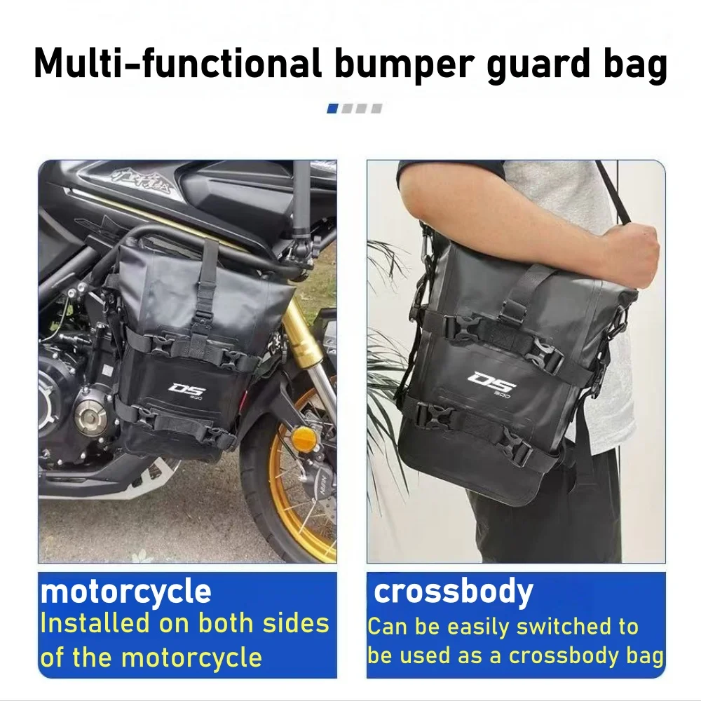FOR VOGE DS525X DS900X Moto Tour Side Bag Multifunctional Waterproof Anti-Scratch Crash Bar Pack Durable Tail Pannier Storage