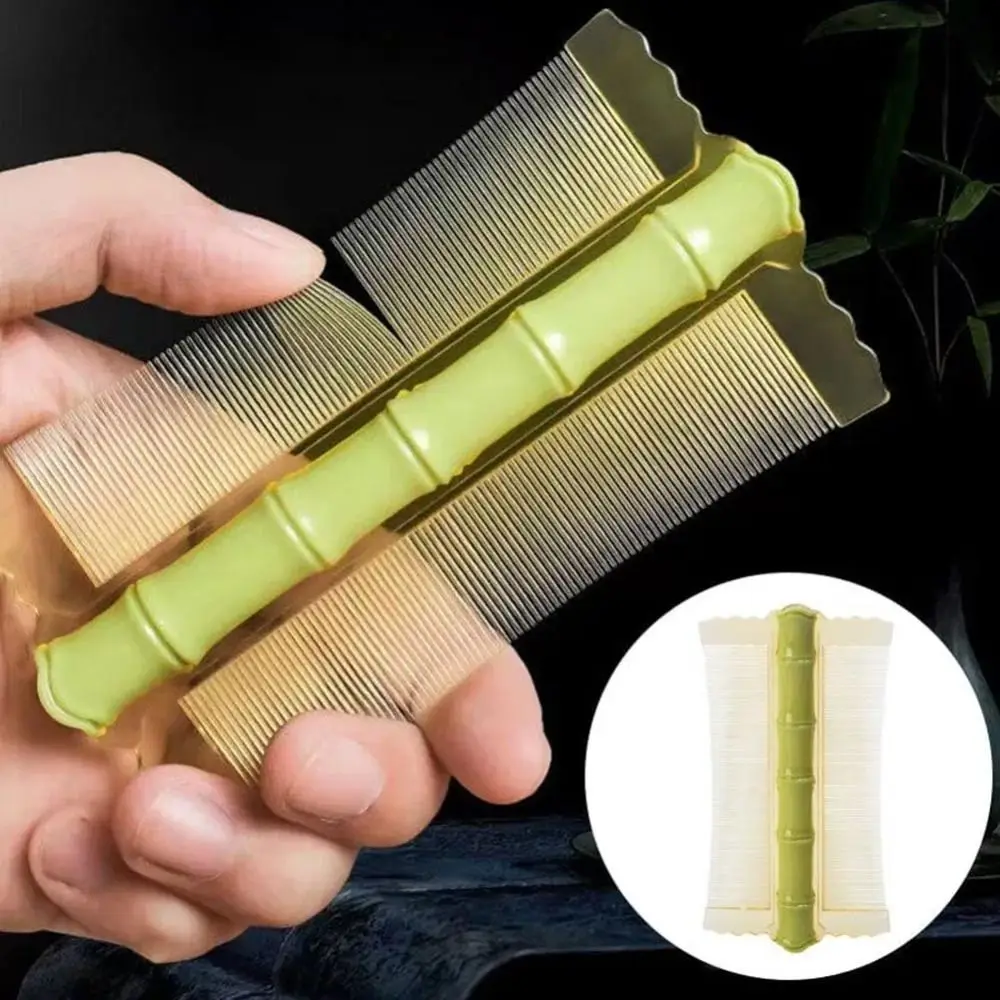 Remove Dandruff Super Dense Tooth Removal Flea Double-sided Encryption Comb Ultra-Dense Detachable Scalp Cleaning Tool Children