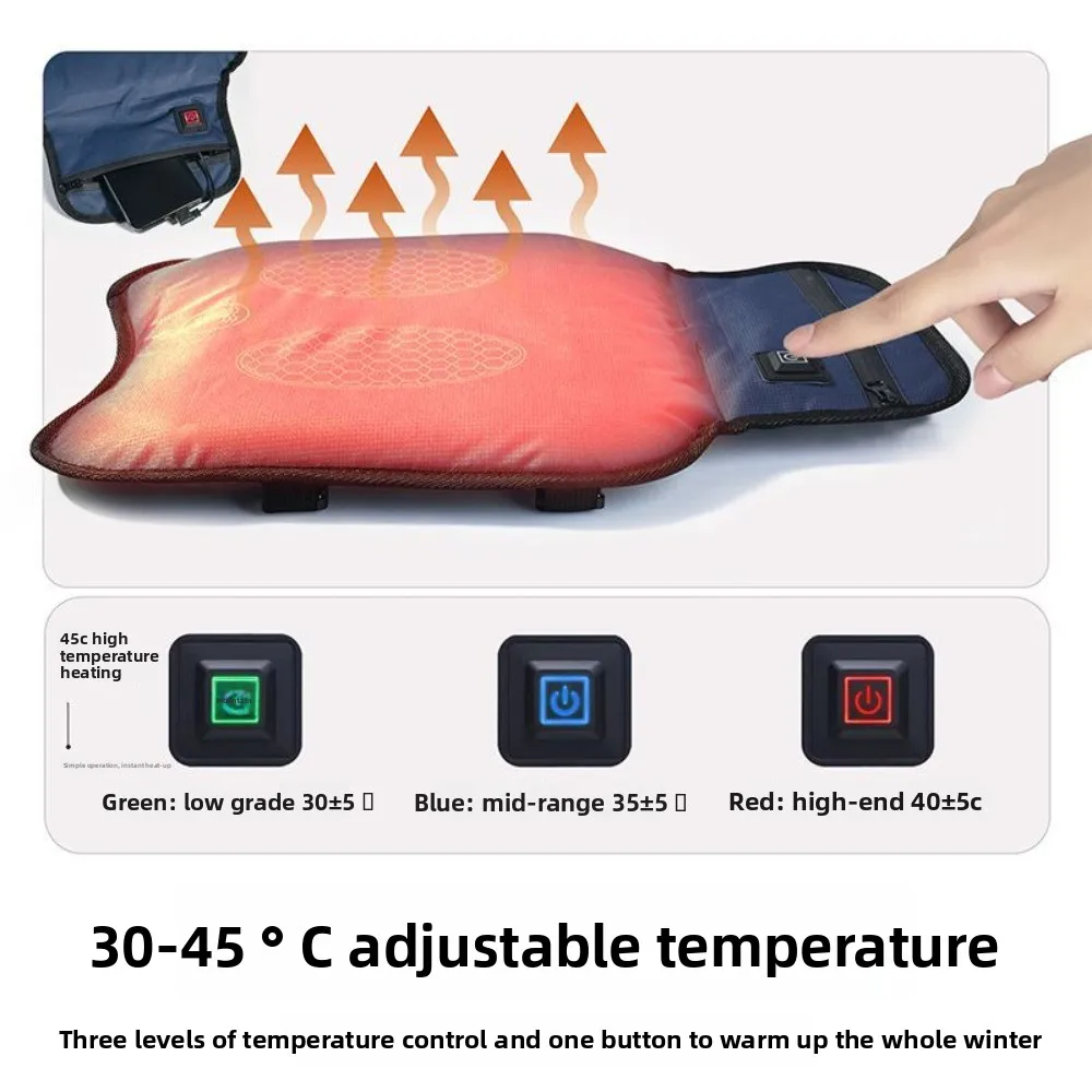 دراجة نارية ساخنة وسادة مقعد امتصاص الصدمات وسادة مقعد مركبة كهربية مقاوم للماء الدافئة دراجة نارية وسادة مقعد غطاء مقعد #3