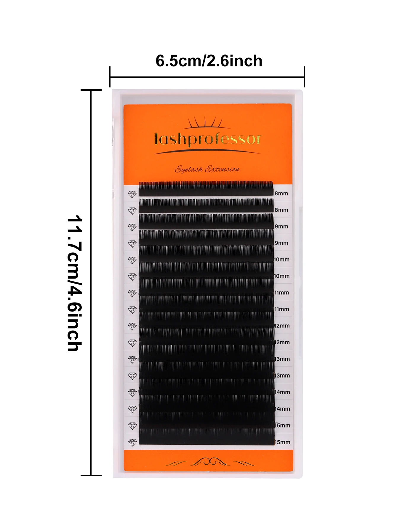 NUEVAS pestañas postizas personales, extensión de pestañas PBT naturales, pestañas clásicas de Mega volumen de visón falso Premium negro súper mate