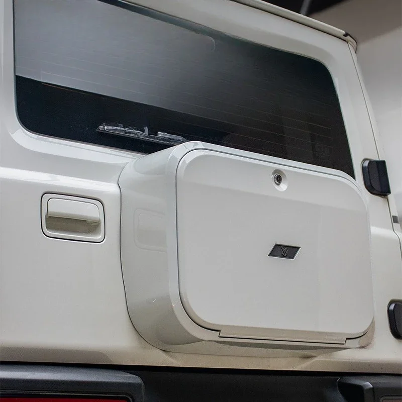For Suzuki Jimny 2019-2026 Tailgate Backpack ABS Rear Tailgate Storage Schoolbag Exterior Modification Accessories