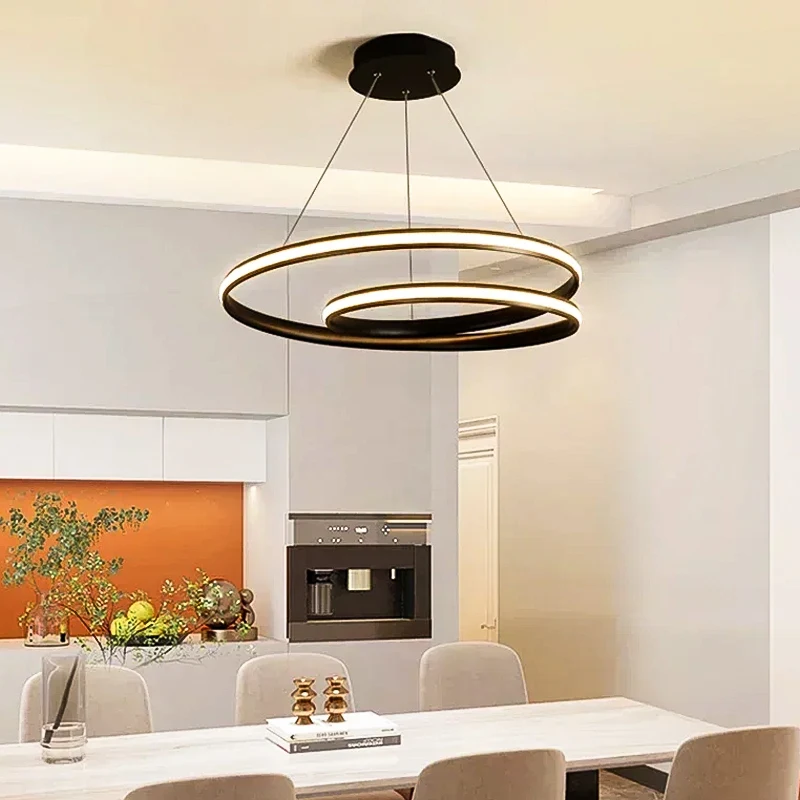 

DAMIASMIL Modern Led Pendant Lamp Luxury Hanging Chandelier for Dining Room Kitchen Island Home Decor Lighting Fixture Lustre