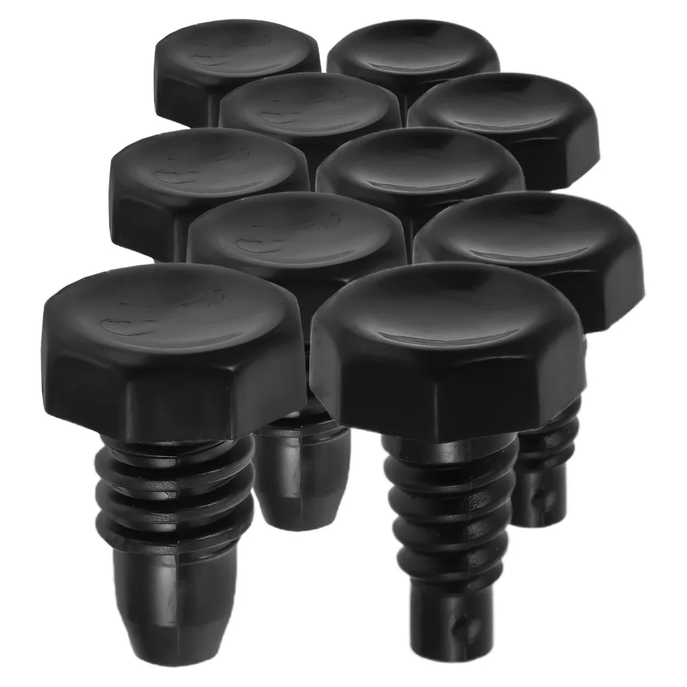 

10Pcs Black Plastic Billiard Cue End Caps Secure Fit Snooker Cue Protectors Prevent Damage during Transport and Play Must Have