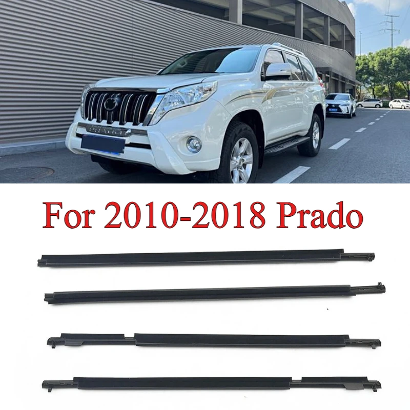 

Car Window Weatherstrip Sealant Strip For Toyota prado 2010-2018 rubber strip Door Window Glass Seal Moulding Trim Fit