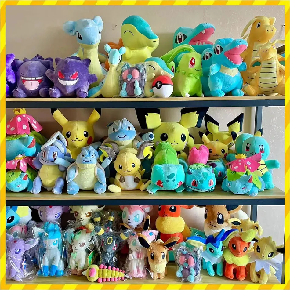 20cm Pokemon Flareon Vaporeon Jolteon Plush Toy Cute Anime Pokemon Umbreon Sylveon Espeon Stuffed Toy Christmas Gifts Room Decor view 2