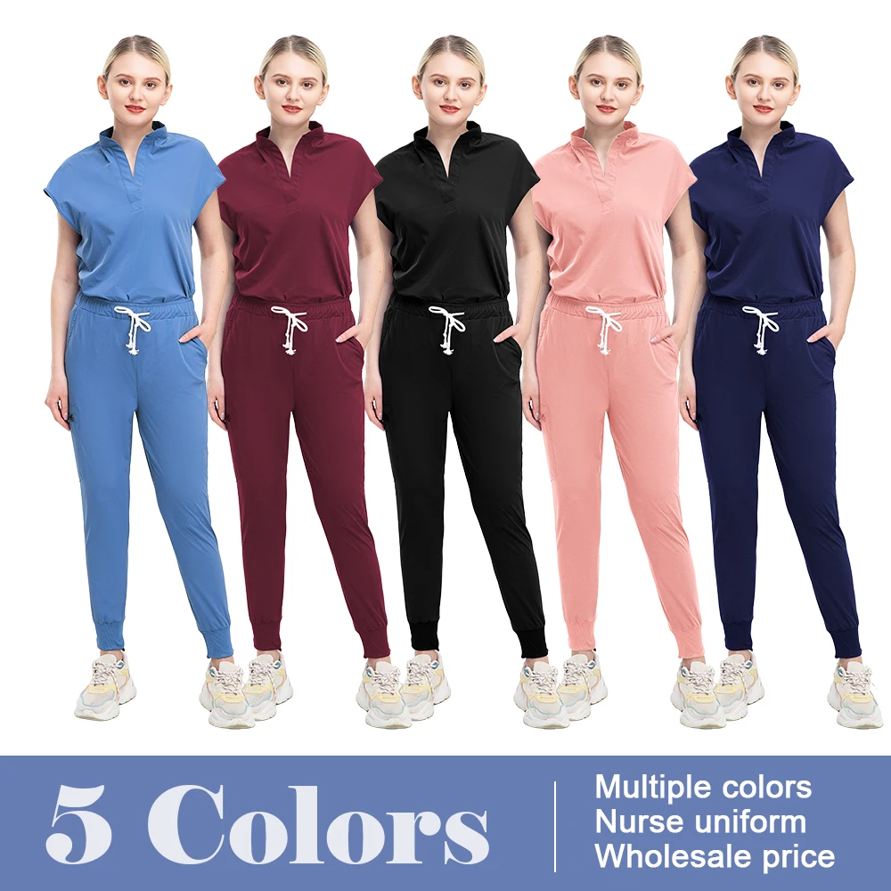 Elastische, weiche Krankenschwesteruniform, Zahnklinik, medizinische Ästhetik, Arbeitskleidung, Arzt, schnell trocknend, Gesundheitsdienstleistungen, Sets, Krankenpflegeartikel