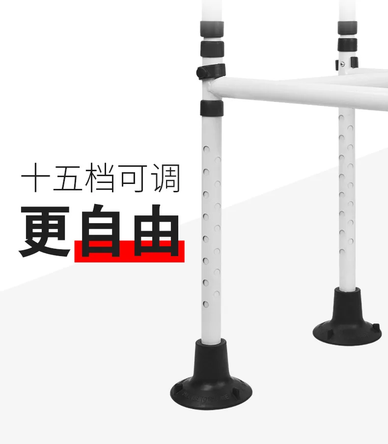 سرير السكك الحديدية المسنين العمودي الداعم سرير قابل للتعديل المعاقين الجانب للطي دعم المسار السرير مسار مساعد حجم كبير #3