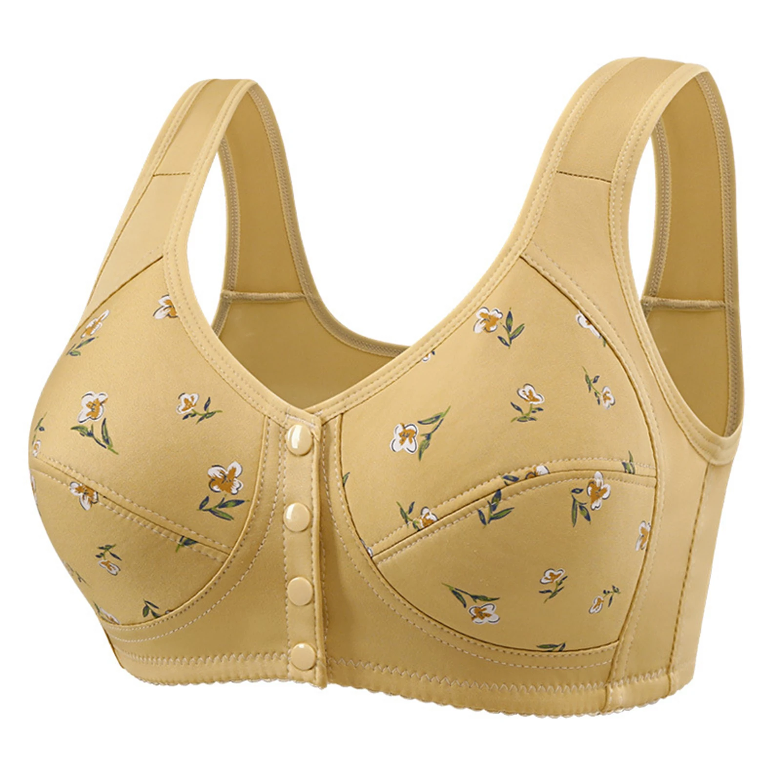 ملابس داخلية نسائية رفيعة بزر أمامي ملابس داخلية رفيعة بدون حلقة فولاذية وظهر جميل بالإضافة إلى حجم حمالات صدر للنساء ملابس داخلية