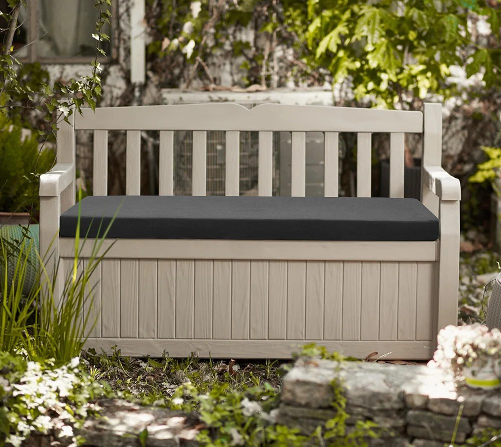 100% مقاوم للماء حديقة مقعد وسادة 2/3 مقاعد في الهواء الطلق طويل مقعد وسادة للمقعد لحديقة فناء مقهى مع غطاء قابل للإزالة