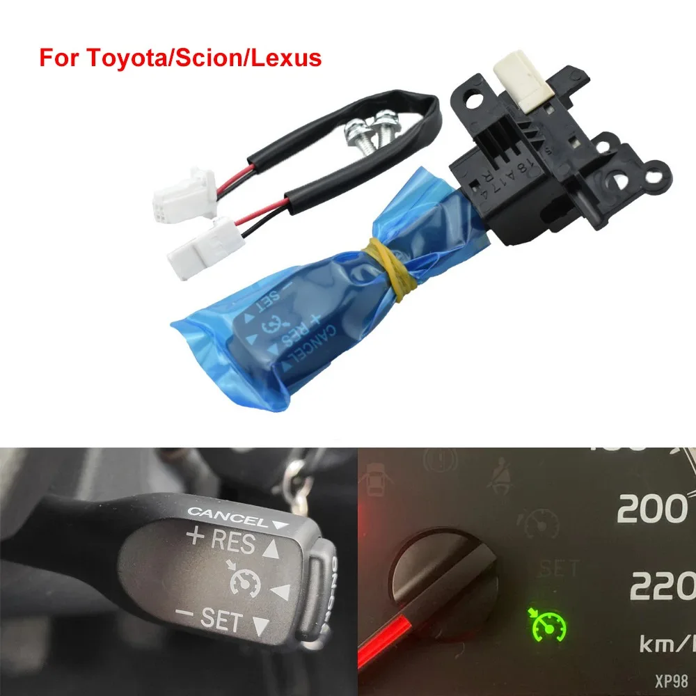 

84632-34011 Car Combination Switch Black with Screw Cruise Control Switch 84632-34017 Replacement Switch for Toyota/Scion/Lexus