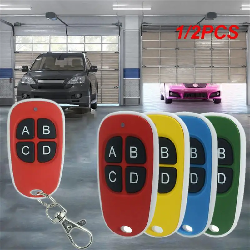 1/2PCS 315MHz Garage Door Remote Control 4 Keys Copy Universal Remote Control Cloning Electric Gate Remote Controller Duplicator