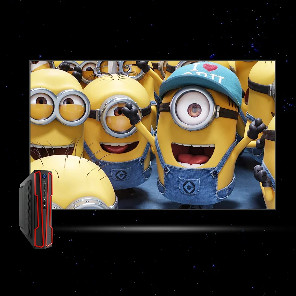 حافظة كمبيوتر ألعاب سعة 16 جيجابايت ثنائية القناة DDR4 GTX1650 core i3 i5 i7 win10 أجهزة كمبيوتر مكتبية لينكس كمبيوتر ألعاب صغير