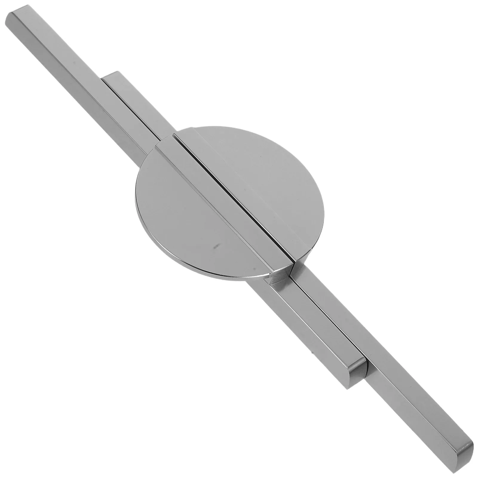 2Pcs Half Moon Drawer Pulls Modern Aluminum Alloy Cabinet Handles Sleek Elegant Finish Easy Mount for Kitchen Bathroom Dresser