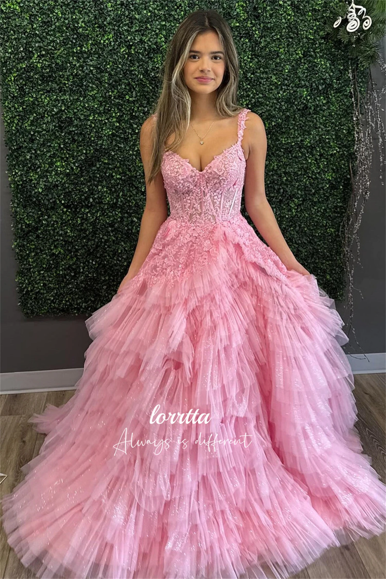 Lorrtta Ball Gown Graduation Fluffy Lace Mesh Elegant Party Dresses Woman Prom Dress Luxury Robe De Soiree Femmes Evening 2024