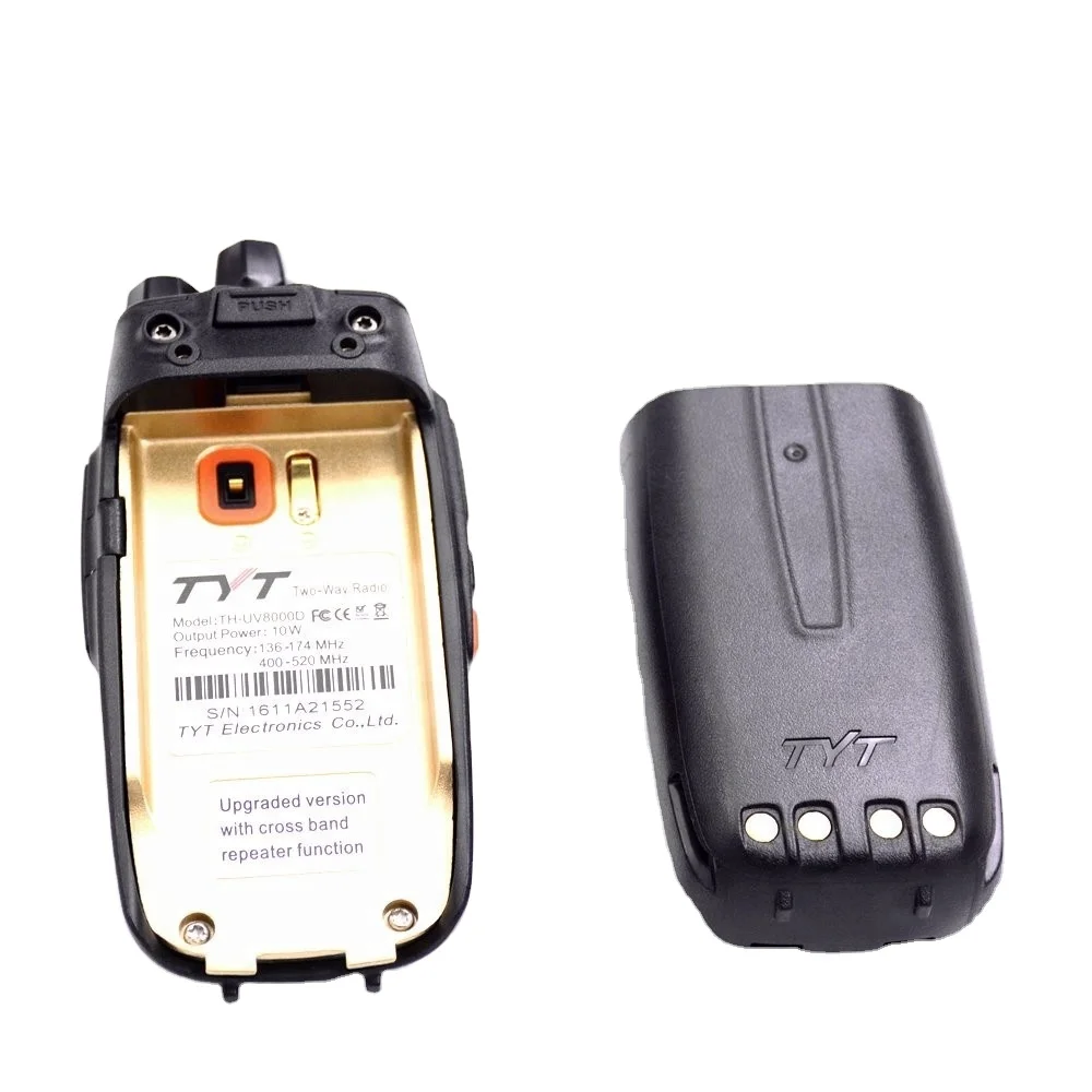 Best-Selling TYT-8000D 10W Output Power Two-Way for Radio Handheld Walkie-Talkie Long Distance Outdoor Type-C Charging