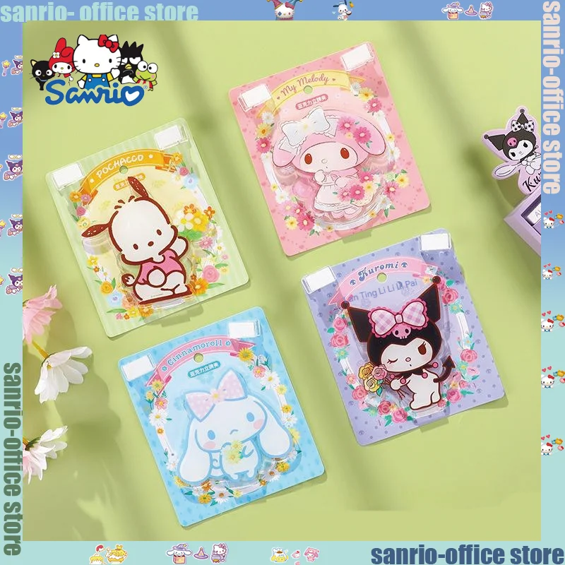 

10pcs Sanrio Acrylic Book Clip Anime Cartoon Kuromi Cinnamoroll Desktop Hanging Piece Brand Holder Pochacco Bookclip Stationary