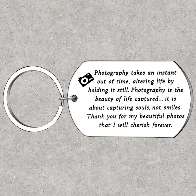 Hot Photographer Gift Keychain Photo Club Gift Key Rings Photographer Videographer Lover Gift